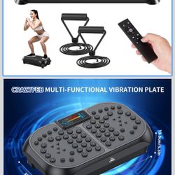 BRAND NEW VIBRATION PLATE EXERCISE MACHINE. CHRISTMAS GIFT