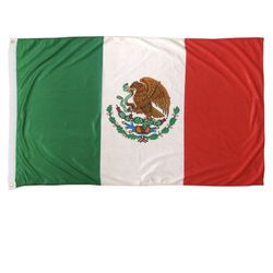 Mexico Flag 3ft x 5ft Super Knit Polyester
