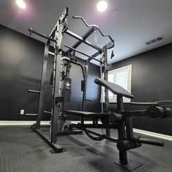 Smith Machine 2001 | Multi-Use Adj Bench | Gym Equipment | Fitness | Squat Rack | Excercise |🔴WEIGHTS AND BARBELL SOLD SEPARATELY 🔴 FREE DELIVERY 🚚