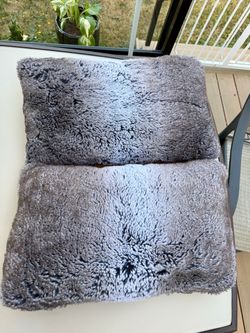 Fluffy couch pillows