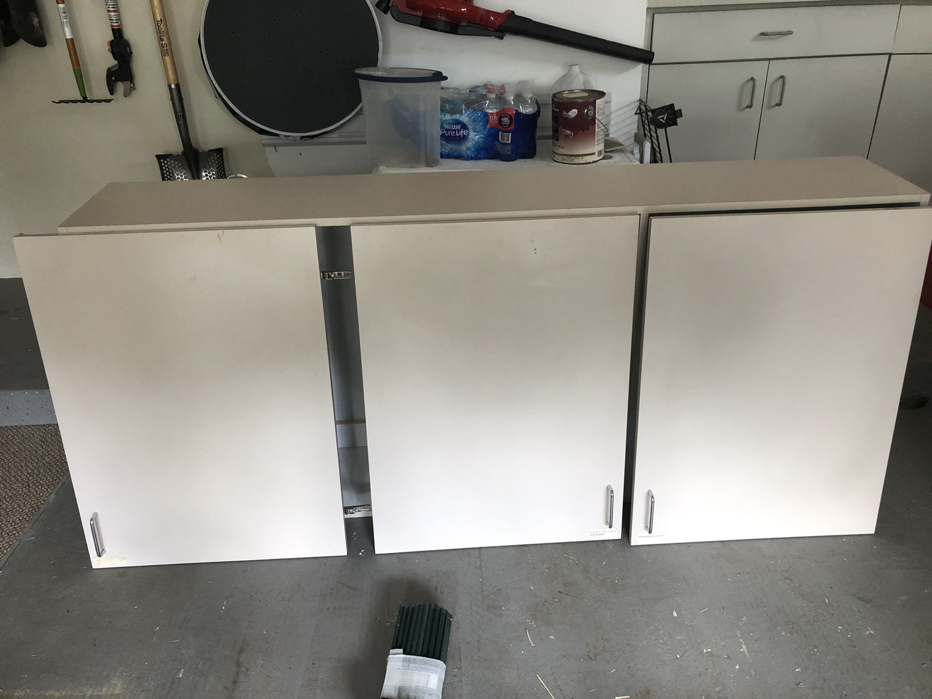 Storage Cabinets (doors are disconnected in picture)