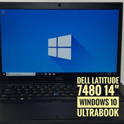 Windows 10 Dell 7480 ultrabook