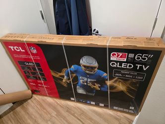TCL 65" QLED TV New in box