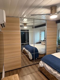 IKEA Wardrobe with Mirrored Doors & Extensive Storage — Like New | Best Offer