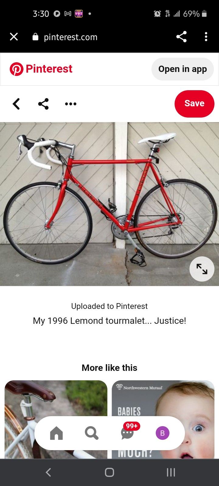 Lemond Tourmalet Bike 1996