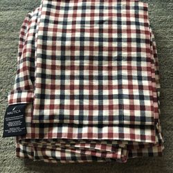 Nautica bedding TWIN size sheets-top, bottom, pillow case