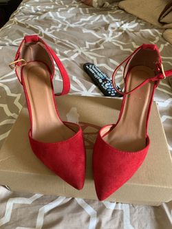 Zapatillas rojas solo una ves usada #6