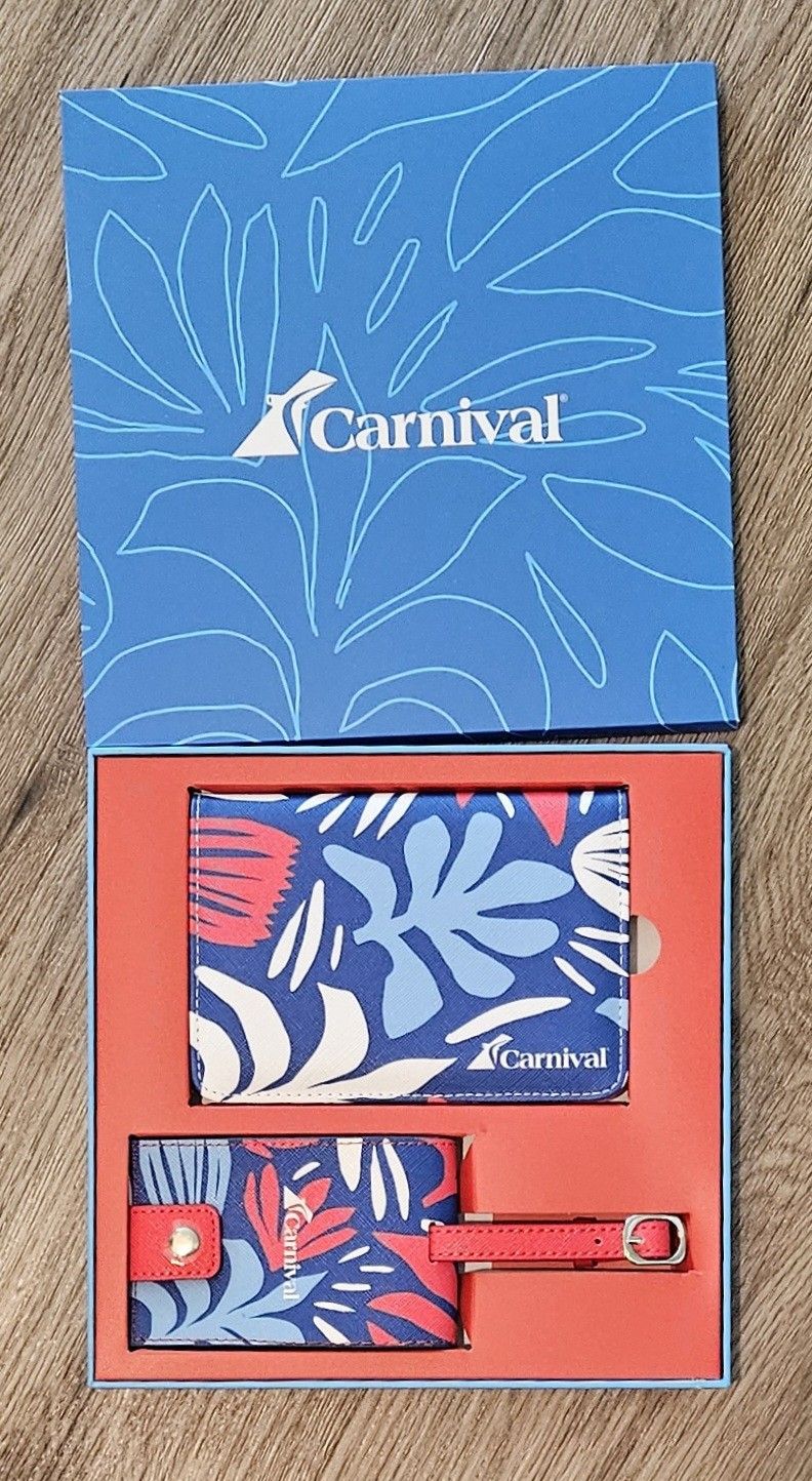 Carnival Travel Set (Luggage Tag, Passport/Wallet)