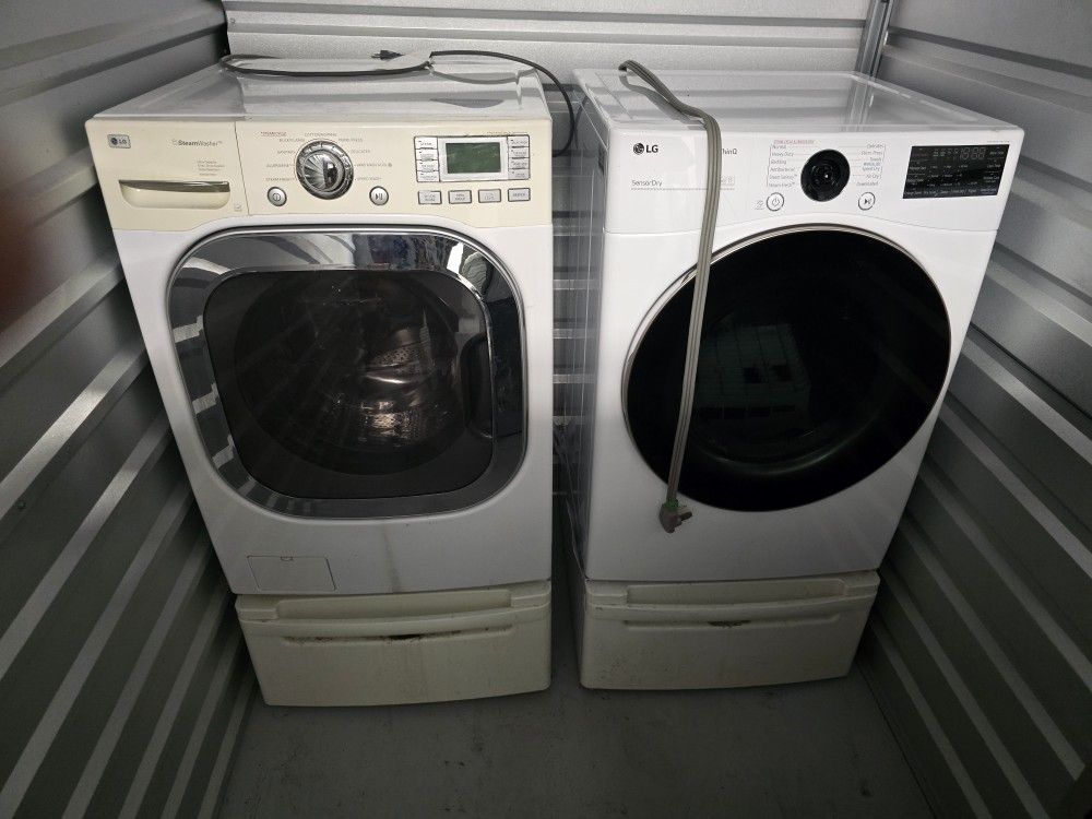 LG Steam Washer And Dryer 