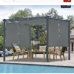 Brand New 10 X 10 Pergola Shade Cover Canopy