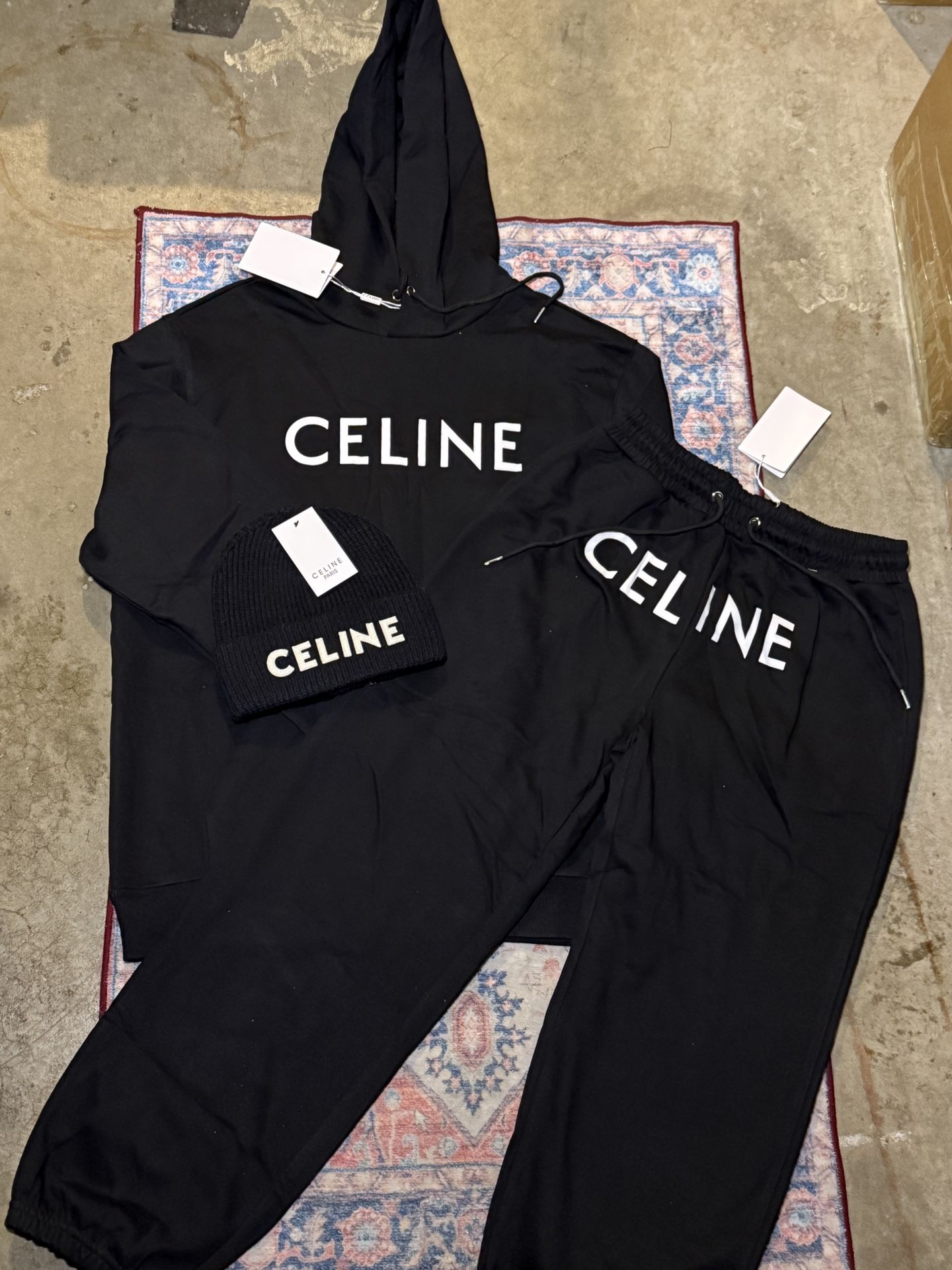 Pullover Joggers & Beanie