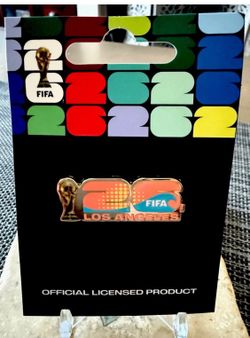 FIFA 2026 World Cup Logo lapel pin USA United States Los Angeles
