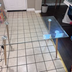 Glass - Modern Side Table 