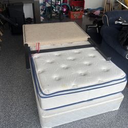 Twin Bed With Mattress And Headboard 