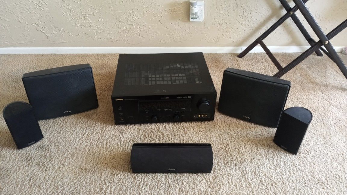 Surround System Yamaha Definitive Technology Infinity Speakers