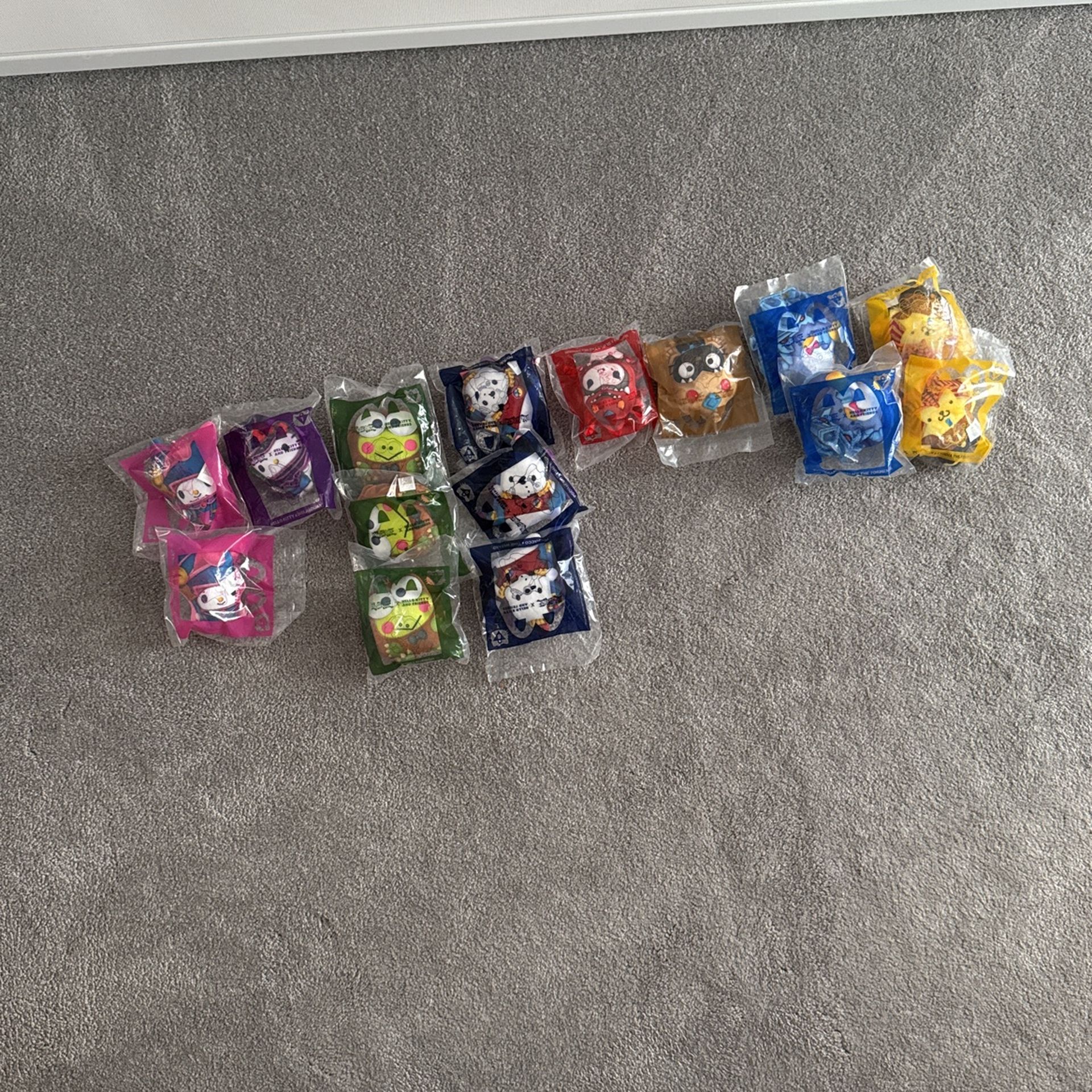YuGiOh x Hello Kitty McDonald’s Collab Plushies