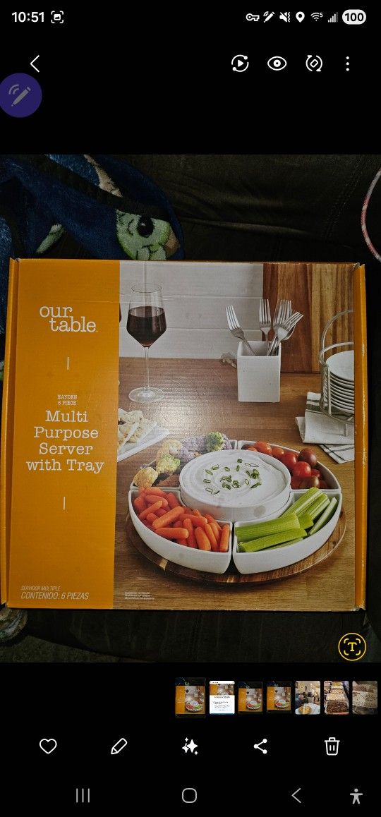 6 Piece Serving Tray