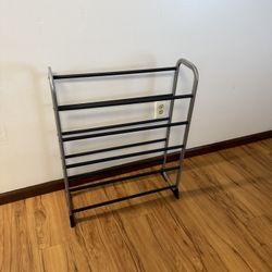 Simplify Stackable Shoe Rack, 12 Pair 