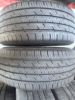 2 semi new tires 225/45r17 Falken 🤑free installation and balance ‼️👌85% tread