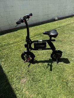 Black electric bike -swagtron swag cycle pro foldable $200