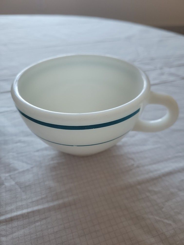 Pirex Milk Glass Tea Or Coffee Cup 