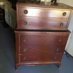 Tall Antique Dresser