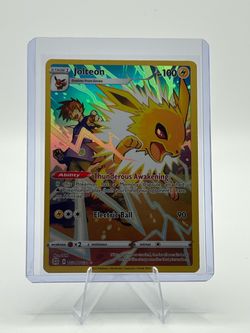 Jolteon TG04/TG30 Brilliant Stars Trainer Gallery Holo Pokemon Card NM