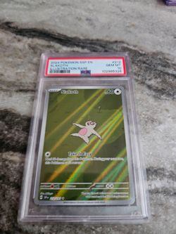 2024 POKEMON SURGING SPARKS SLAKOTH ILLUSTRATION RARE 212/191 PSA 10