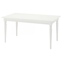 ROSENTORP IKEA Extendable table, white