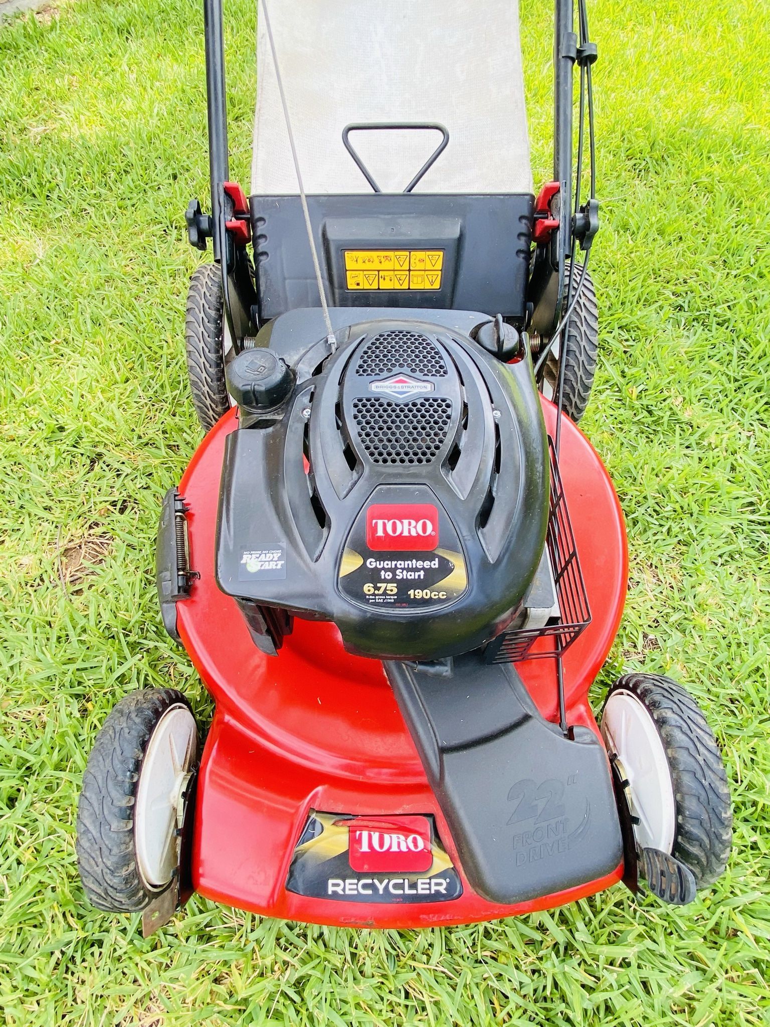 Toro 22 inch recycler lawn mower 190cc new arrivals
