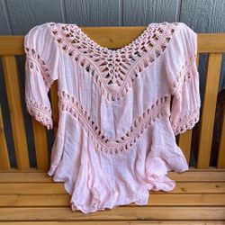 Ladies size M Lace tunic Top