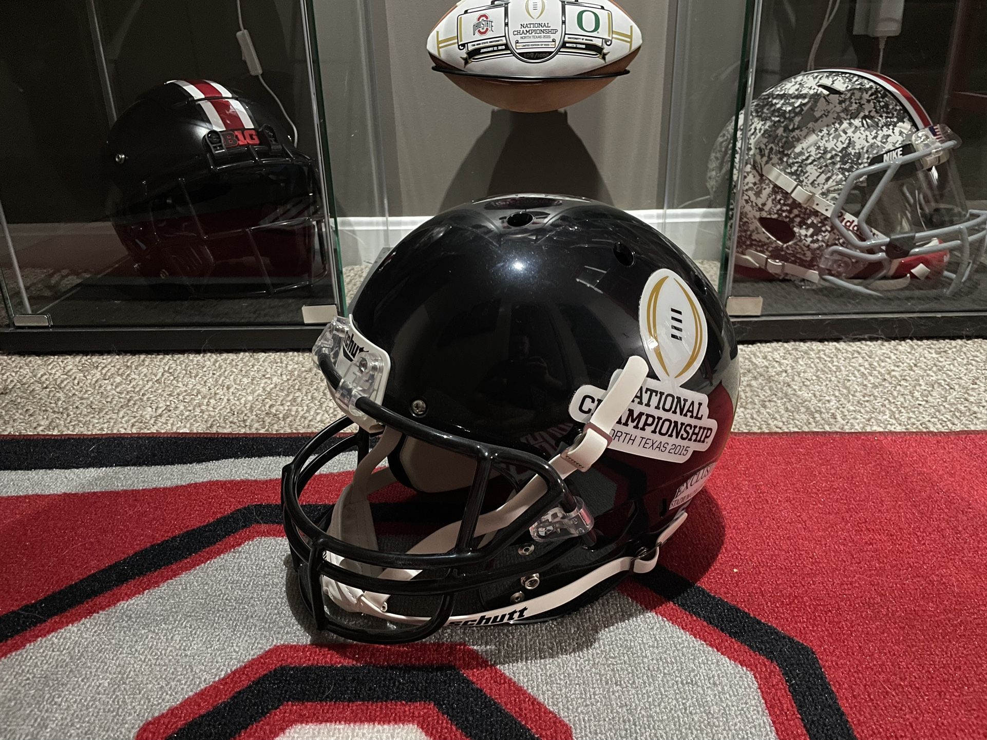 2015 OHIO STATE BUCKEYES OREGON NATIONAL CHAMPIONSHIP FULL SIZE FOOTBALL HELMET
