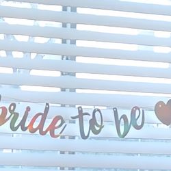 Bridal Shower Games & Sign