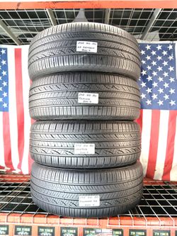 📍 4 Matching Used Tires P245/50R20 HANKOOK VENTUS S1 NOBLE2 ALL SEASON TOURING 245 50 20