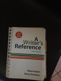 A Writer’s Reference