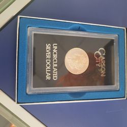 Carson City Uncirculated  Silver Dollar