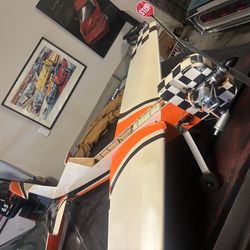 2 rc planes    Both with motors  servers etc    400 cash for both  great buy each motor   Cost 400 both planes motors  all   400 cash or trade for  si