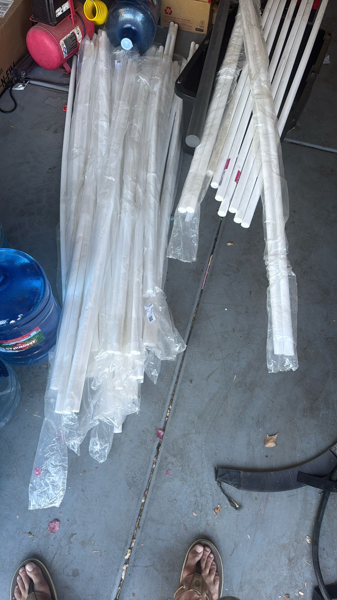 Virgin Teflon round Bars 6’ Lengths