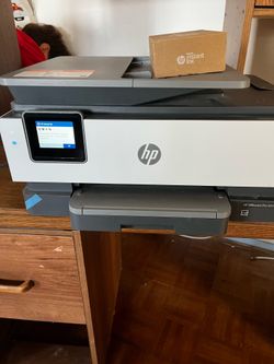 HP OfficeJet Pro 8025e Wireless All-in-One Color Printer + EXTRA Brand New Ink Set