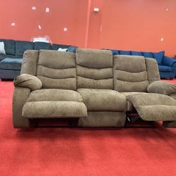 🌈NEW ▪️ $20 Down Payment Finance ▪️▪️Tulen Mocha Reclining Sofa 