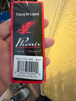 Phenix rods, AHD-788-BLK and AHD-S 727-ORG