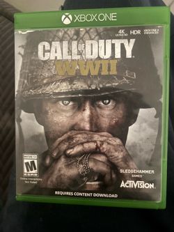 Xbox one Games call of duty wwii