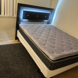QUEEN MATTRESS AND BOX SPRING ONLY