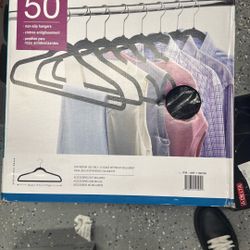 50 Pack Of Hangers