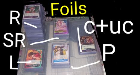 One Piece tcg Cards - rare, super rare, promo, leaders, and bulk