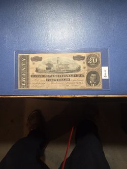Collectible Coin & Currency Confederate Note 