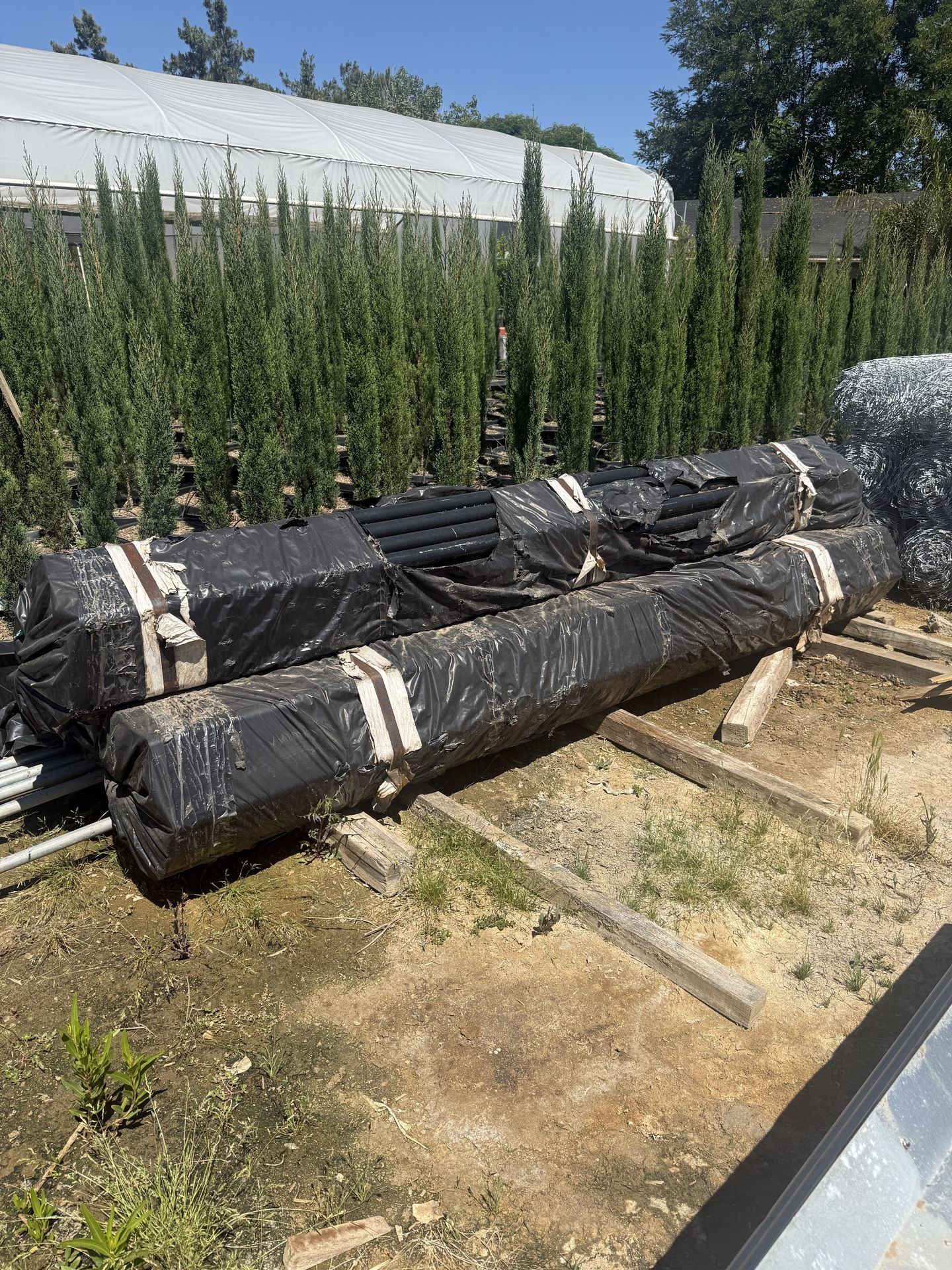 Post powdered coated 10.5 feet tall 2 3/8 w20