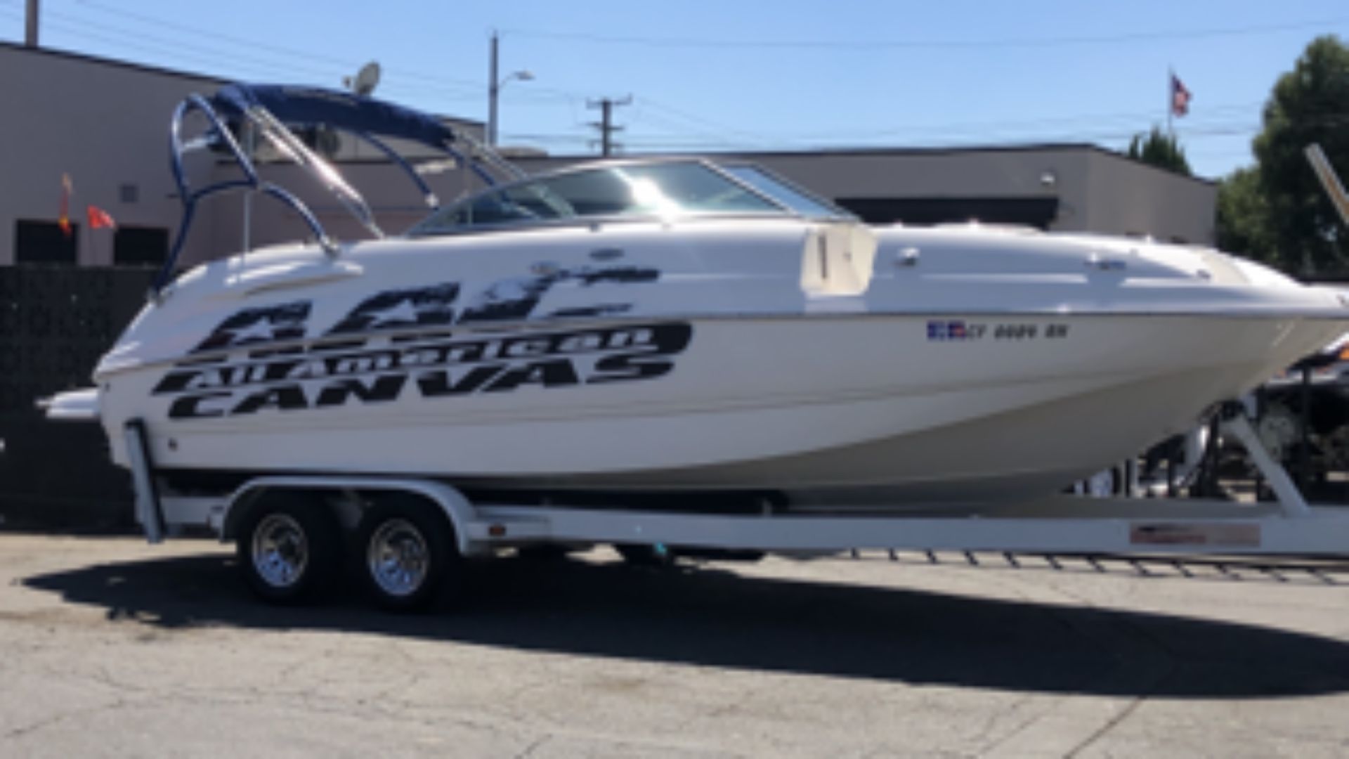 254 chaparral deck boat