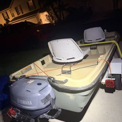 John Boat With Motor 