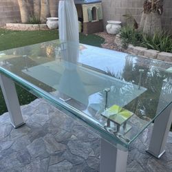 Glass Dining Table 